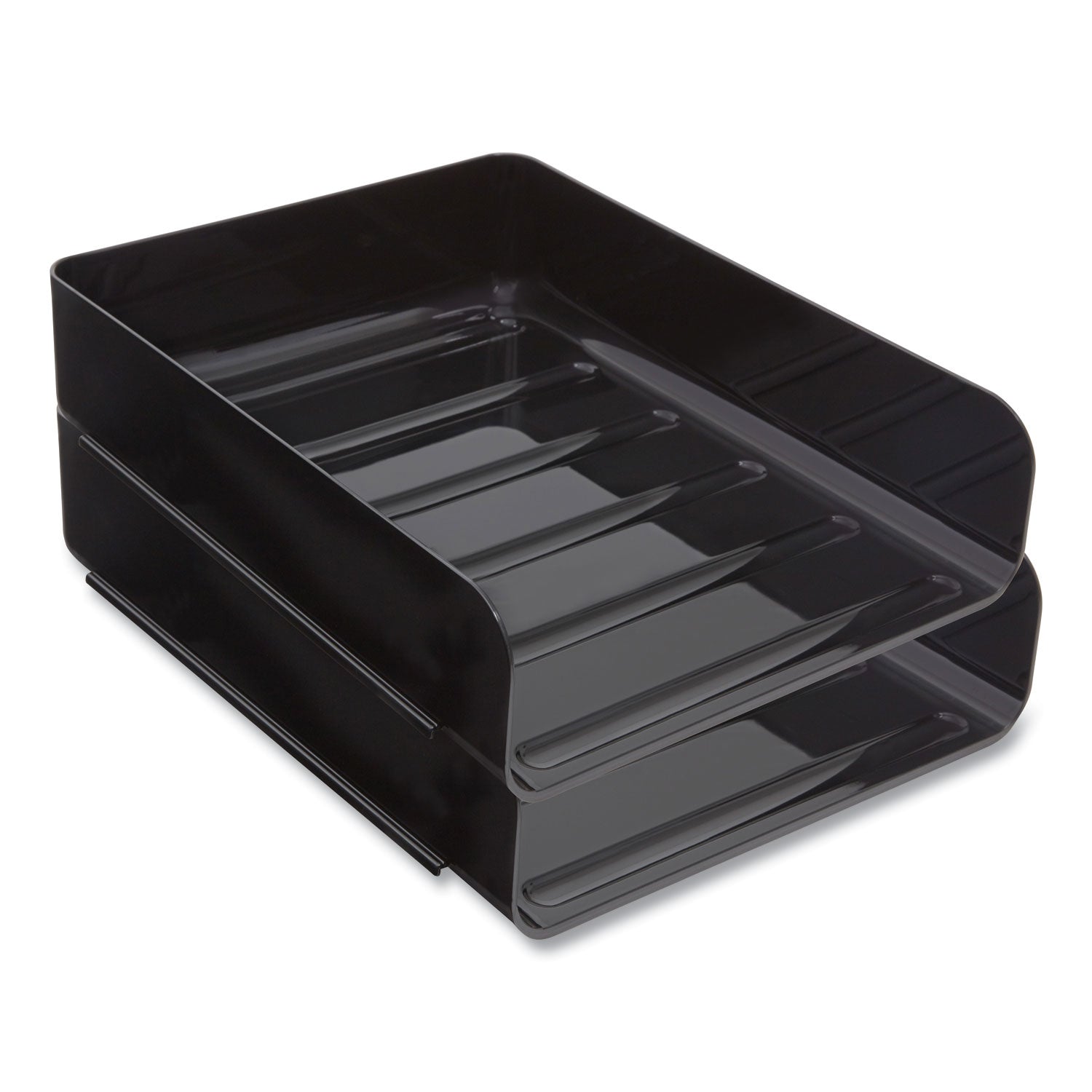 front-load-stackable-plastic-document-tray-1-section-letter-size-981-x-1256-x-301-black-2-pack_tud24380796 - 2