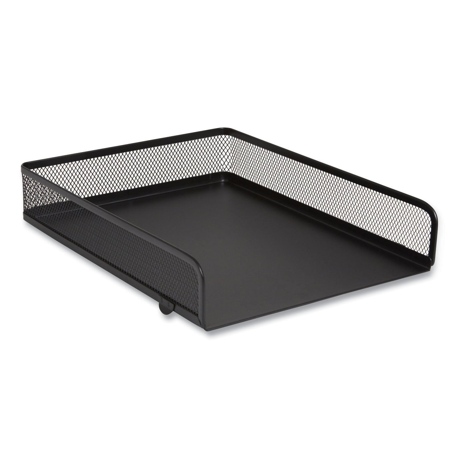 front-load-stackable-wire-mesh-document-tray-1-section-letter-size-937-x-1248-x-232-matte-black_tud24402469 - 3