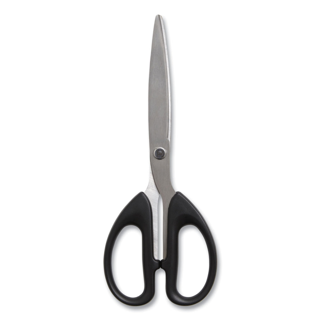 ambidextrous-stainless-steel-scissors-8-long-386-cut-length-black-straight-symmetrical-handle-2-pack_tud24380517 - 2