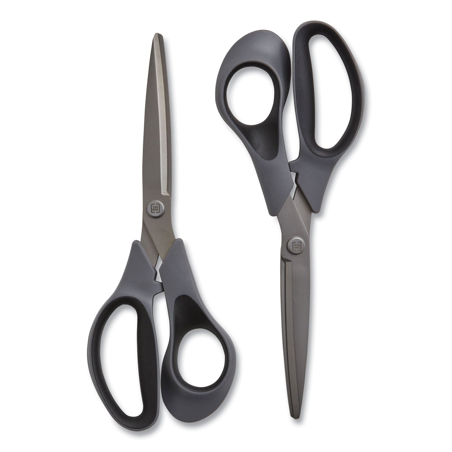 non-stick-titanium-coated-scissors-8-long-386-cut-length-gun-metal-gray-blades-gray-black-straight-handle-2-pack_tud24380514 - 2
