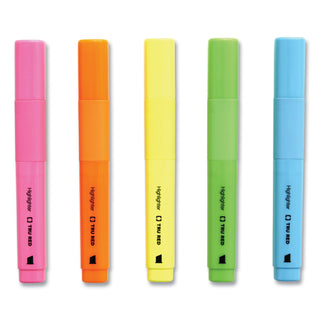 pen-style-chisel-tip-highlighter-yellow-ink-chisel-tip-yellow-barrel-5-pack_tud24376588 - 1