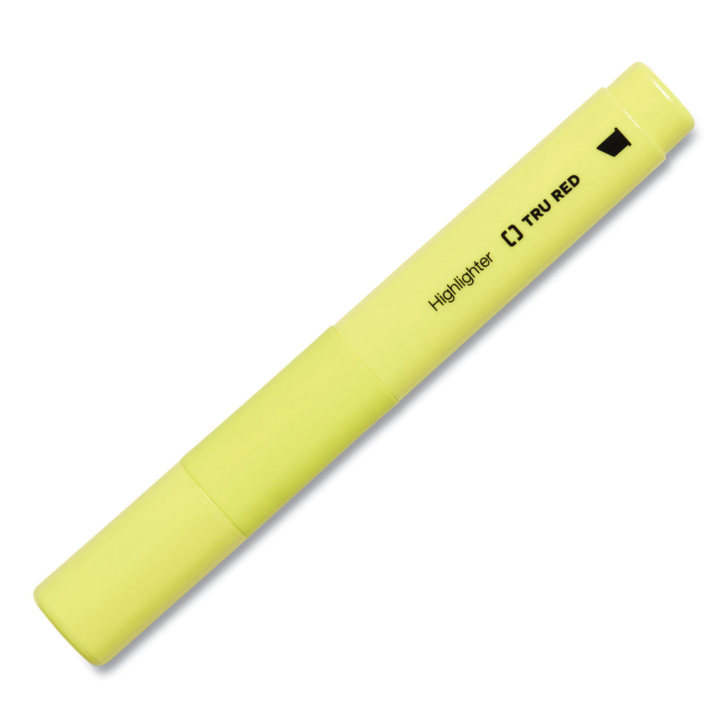 pen-style-chisel-tip-highlighter-yellow-ink-chisel-tip-yellow-barrel-dozen_tud24376658 - 2