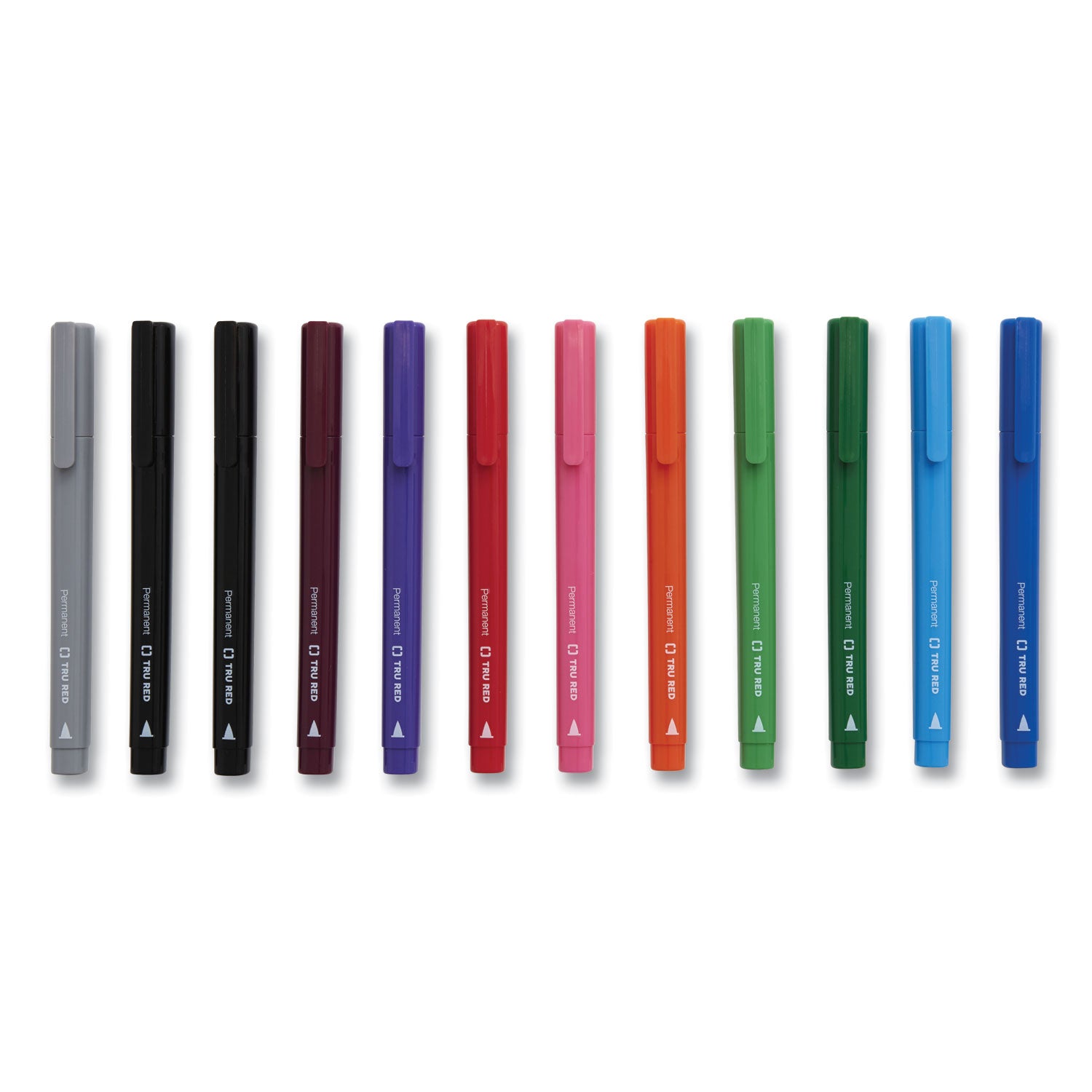permanent-marker-pen-style-fine-bullet-tip-assorted-colors-12-pack_tud24376650 - 1