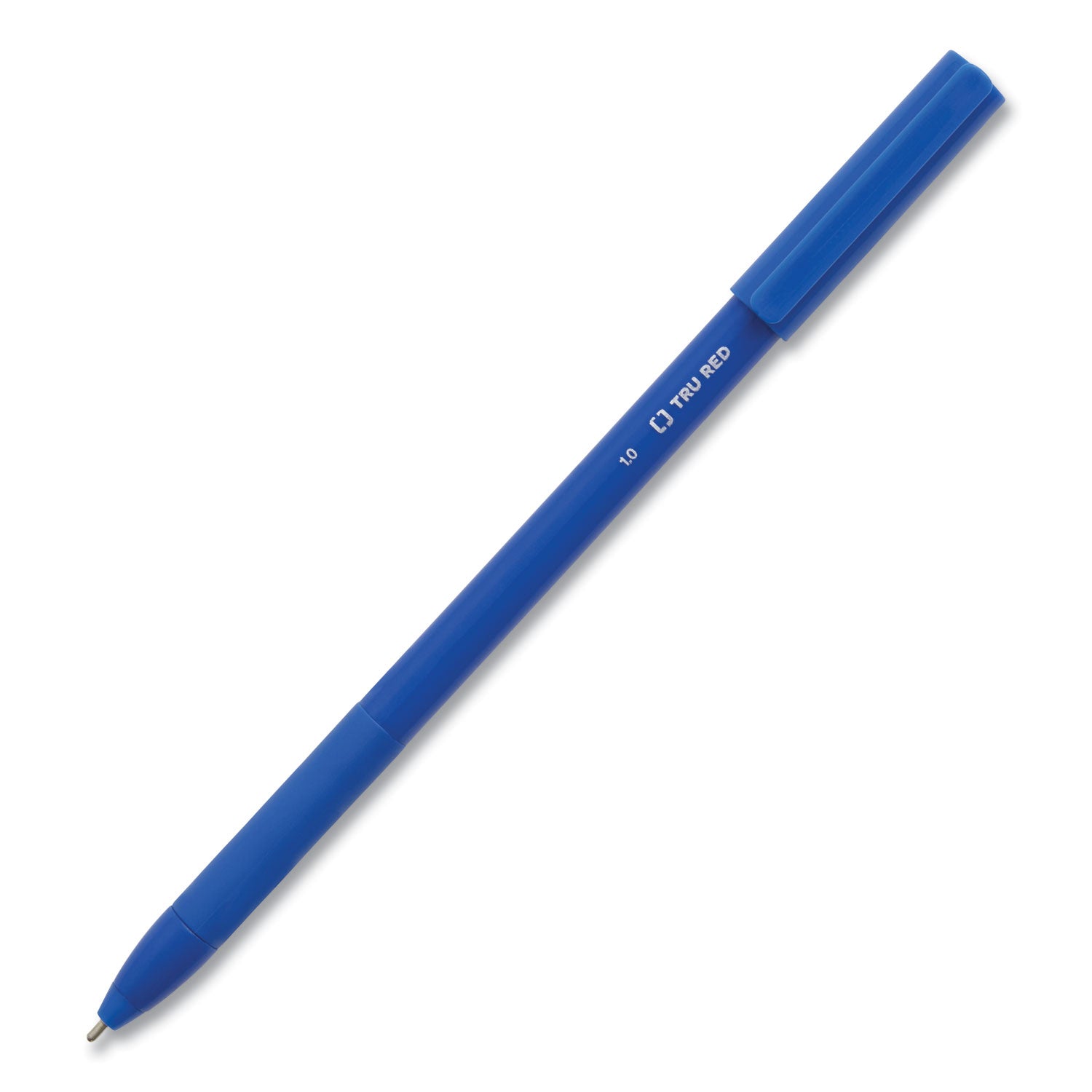 gripped-ballpoint-pen-stick-medium-1-mm-blue-ink-blue-barrel-60-pack_tud24328146 - 2