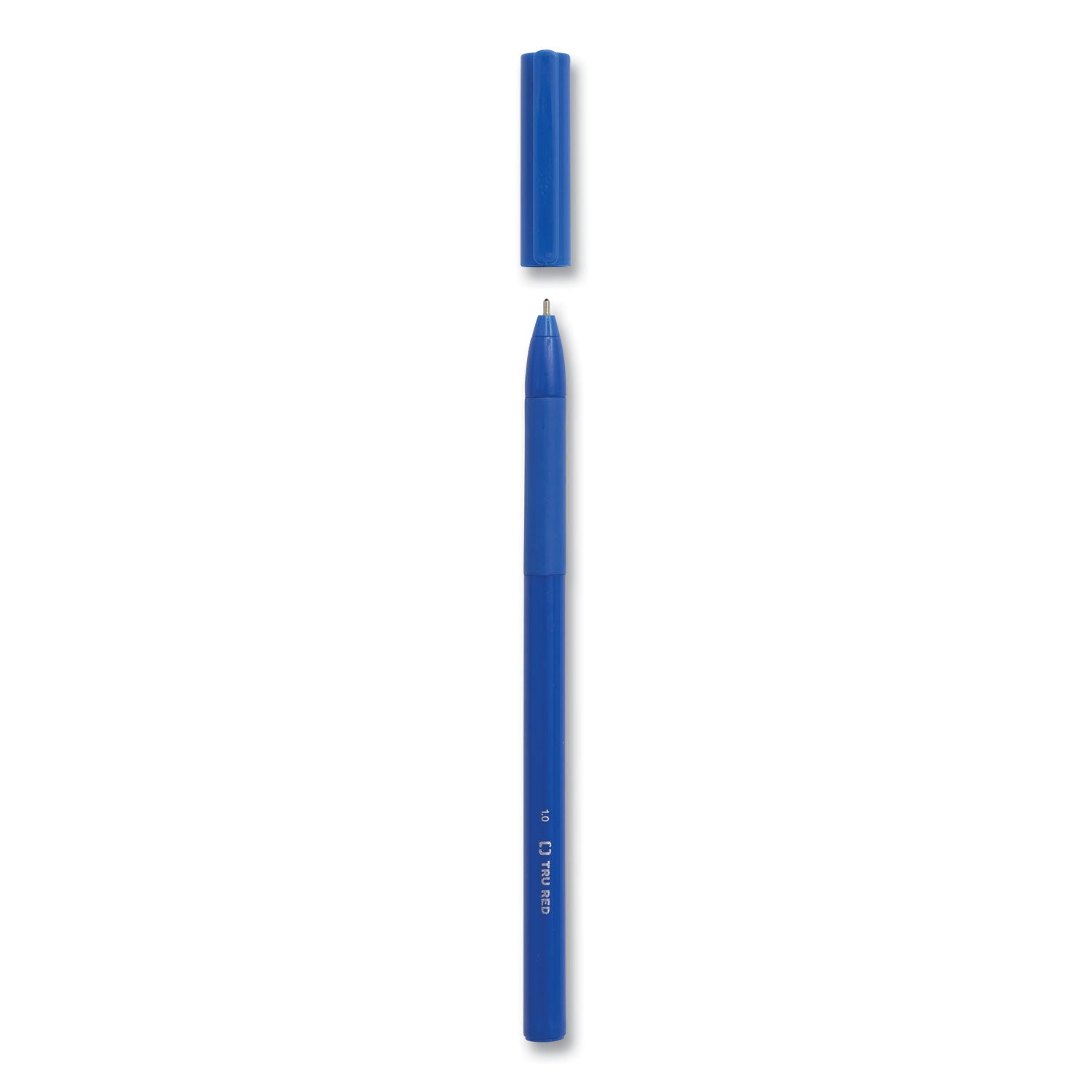 gripped-ballpoint-pen-stick-medium-1-mm-blue-ink-blue-barrel-60-pack_tud24328146 - 3