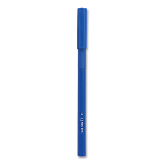 gripped-ballpoint-pen-stick-medium-1-mm-blue-ink-blue-barrel-60-pack_tud24328146 - 4