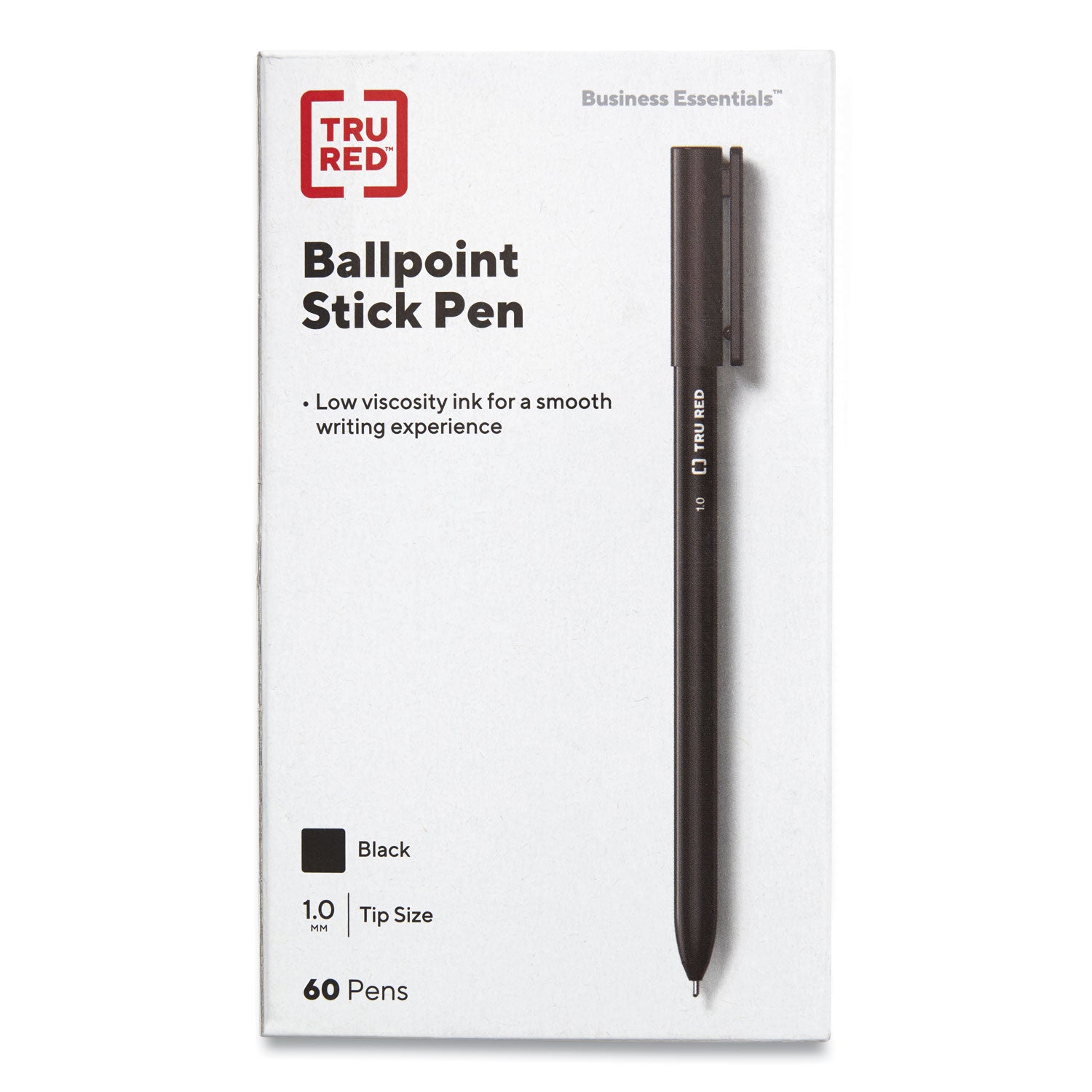 ballpoint-pen-stick-medium-1-mm-black-ink-black-barrel-60-pack_tud24328150 - 1