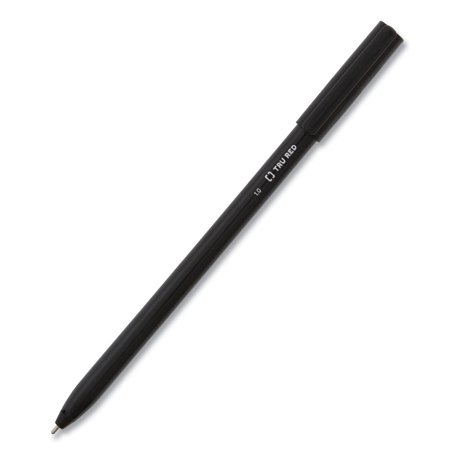 ballpoint-pen-stick-medium-1-mm-black-ink-black-barrel-60-pack_tud24328150 - 2
