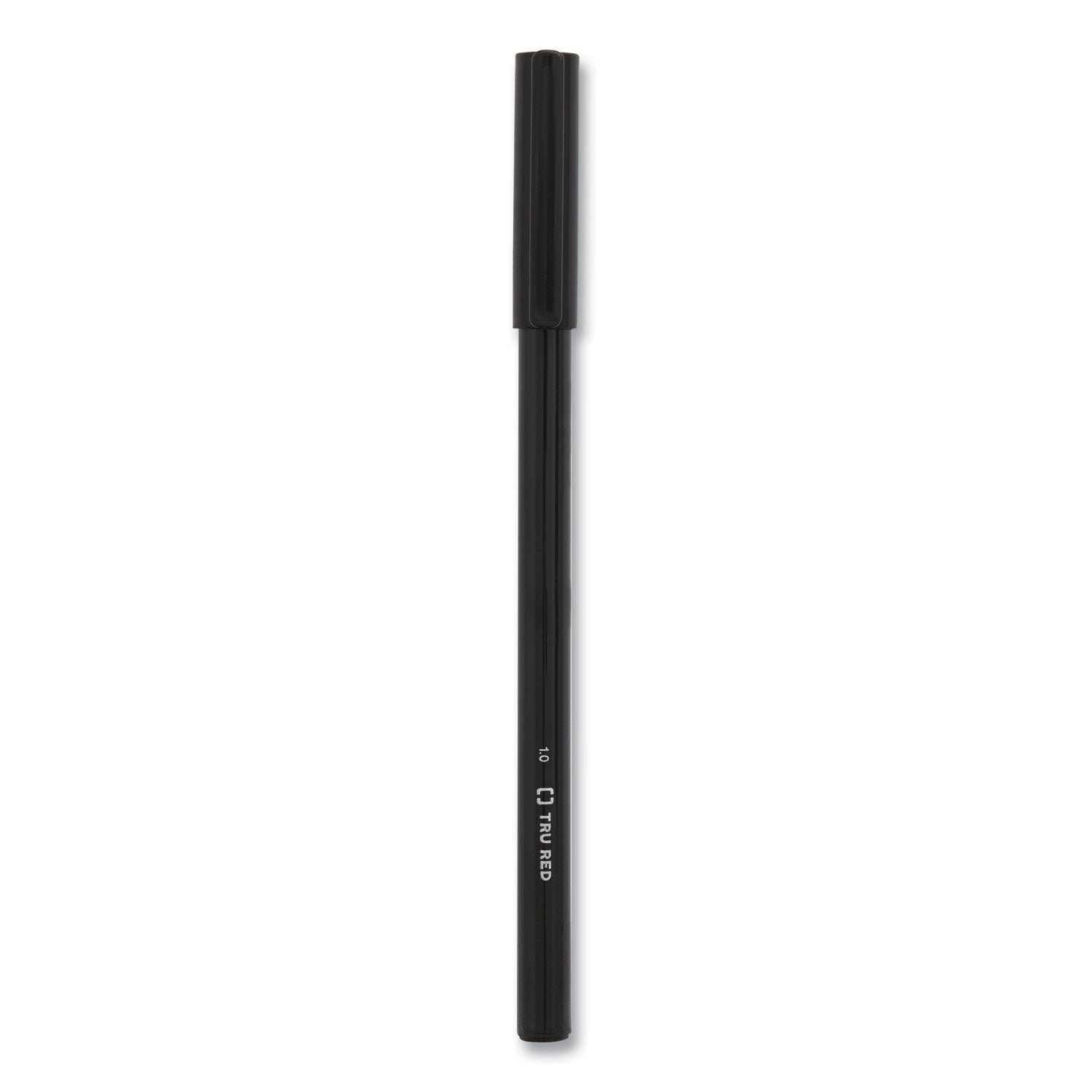 Ballpoint Pen, Stick, Medium 1 mm, Black Ink, Black Barrel, 60/Pack