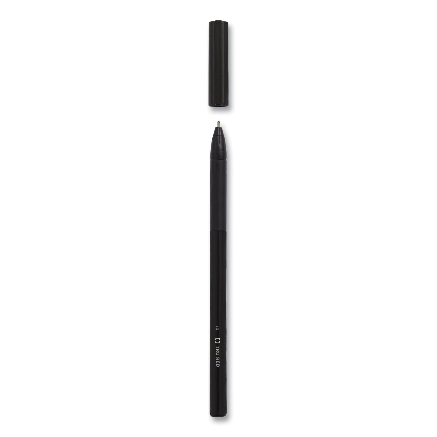 gripped-ballpoint-pen-stick-medium-1-mm-black-ink-black-barrel-60-pack_tud24328152 - 3