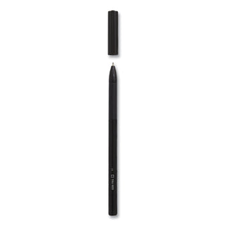 gripped-ballpoint-pen-stick-medium-1-mm-black-ink-black-barrel-60-pack_tud24328152 - 3