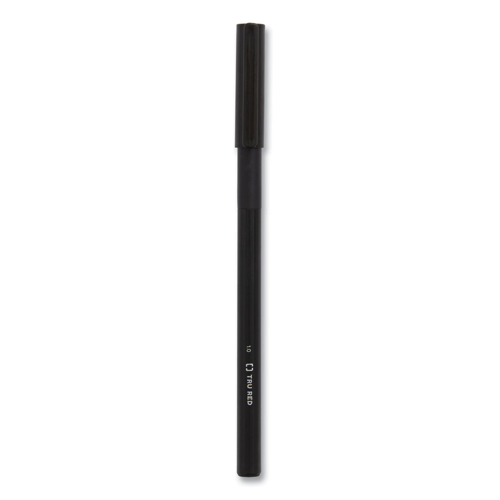 gripped-ballpoint-pen-stick-medium-1-mm-black-ink-black-barrel-60-pack_tud24328152 - 4