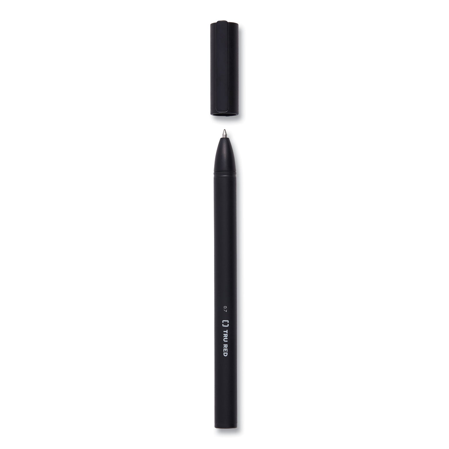 quick-dry-gel-pen-stick-medium-07-mm-black-ink-black-barrel-5-pack_tud24377017 - 3