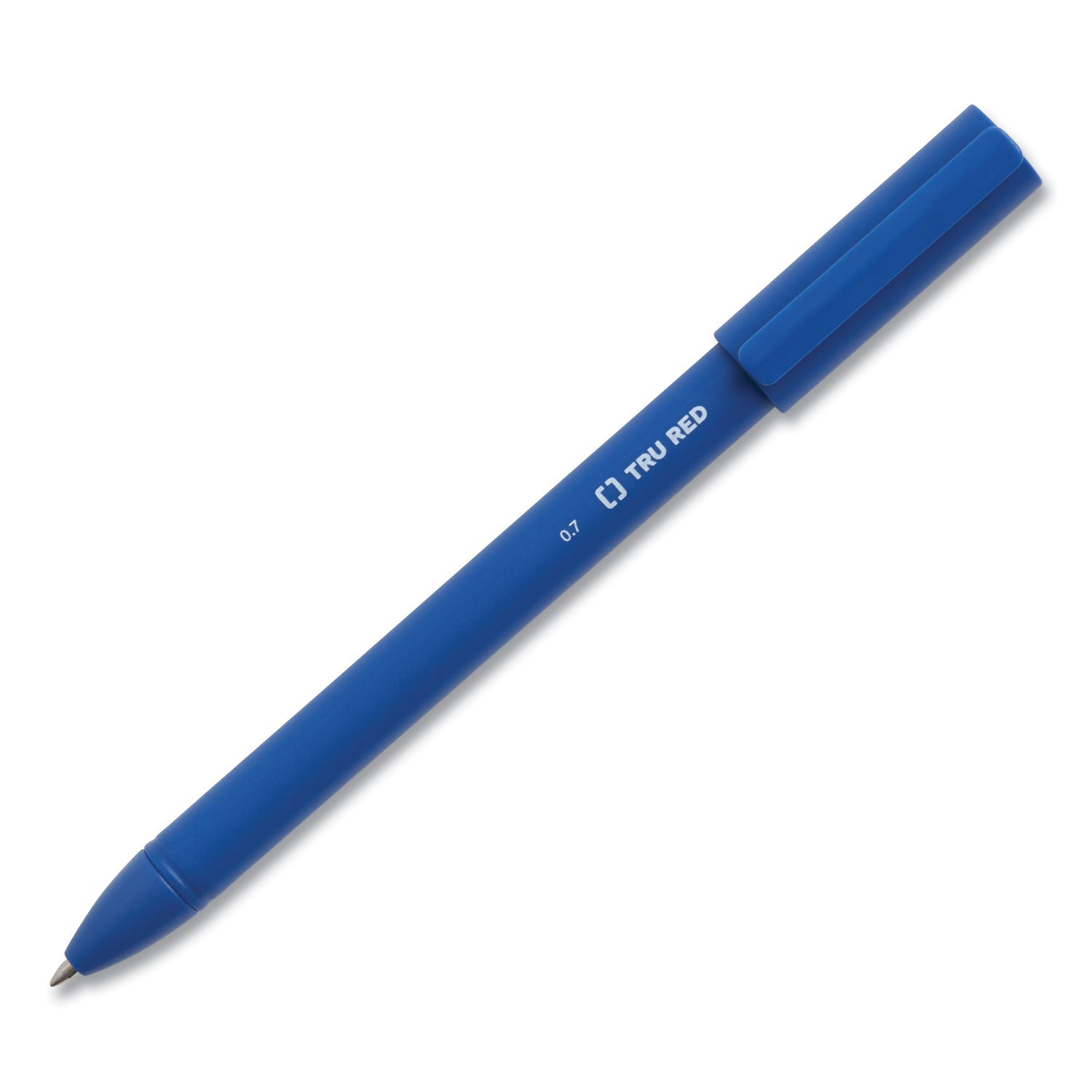 quick-dry-gel-pen-stick-medium-07-mm-blue-ink-blue-barrel-dozen_tud24377021 - 2