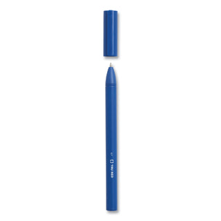 quick-dry-gel-pen-stick-medium-07-mm-blue-ink-blue-barrel-dozen_tud24377021 - 3
