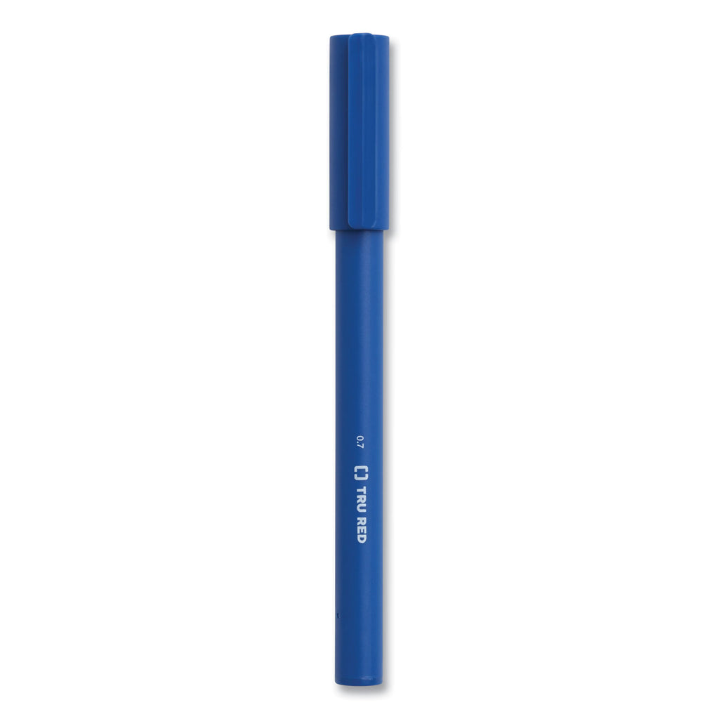 quick-dry-gel-pen-stick-medium-07-mm-blue-ink-blue-barrel-dozen_tud24377021 - 5