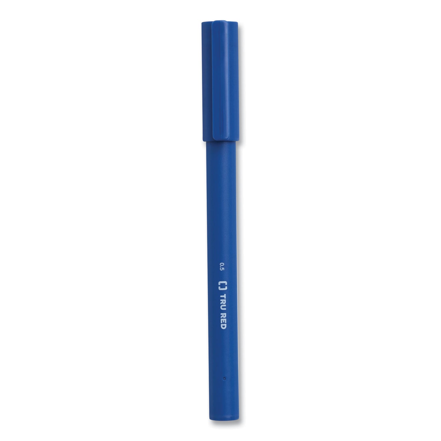 quick-dry-gel-pen-stick-fine-05-mm-blue-ink-blue-barrel-dozen_tud24377023 - 1