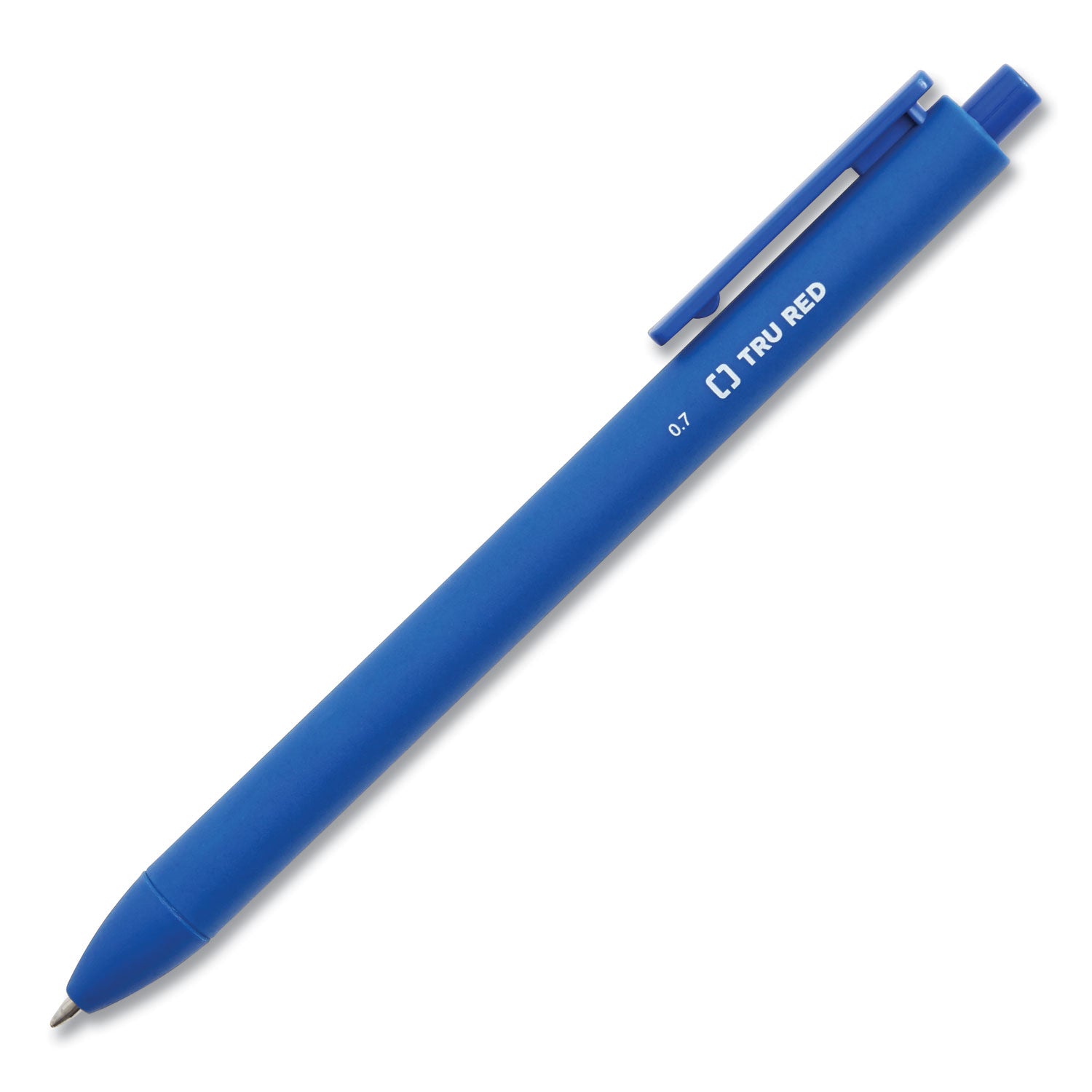 quick-dry-gel-pen-retractable-medium-07-mm-blue-ink-blue-barrel-dozen_tud24377029 - 1