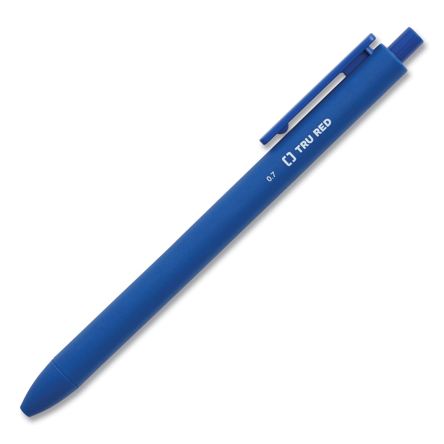 quick-dry-gel-pen-retractable-medium-07-mm-blue-ink-blue-barrel-dozen_tud24377029 - 2