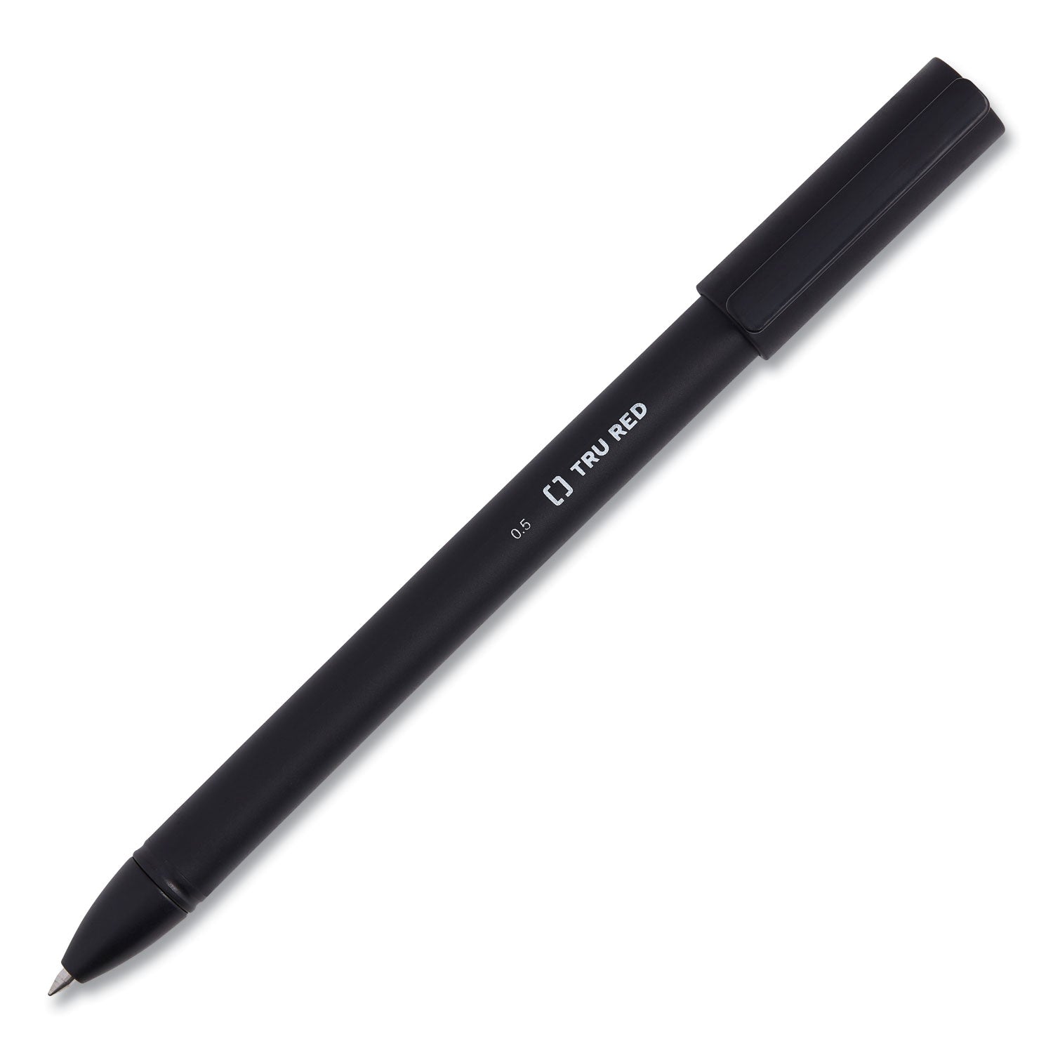 quick-dry-gel-pen-stick-fine-05-mm-black-ink-black-barrel-dozen_tud24377030 - 3