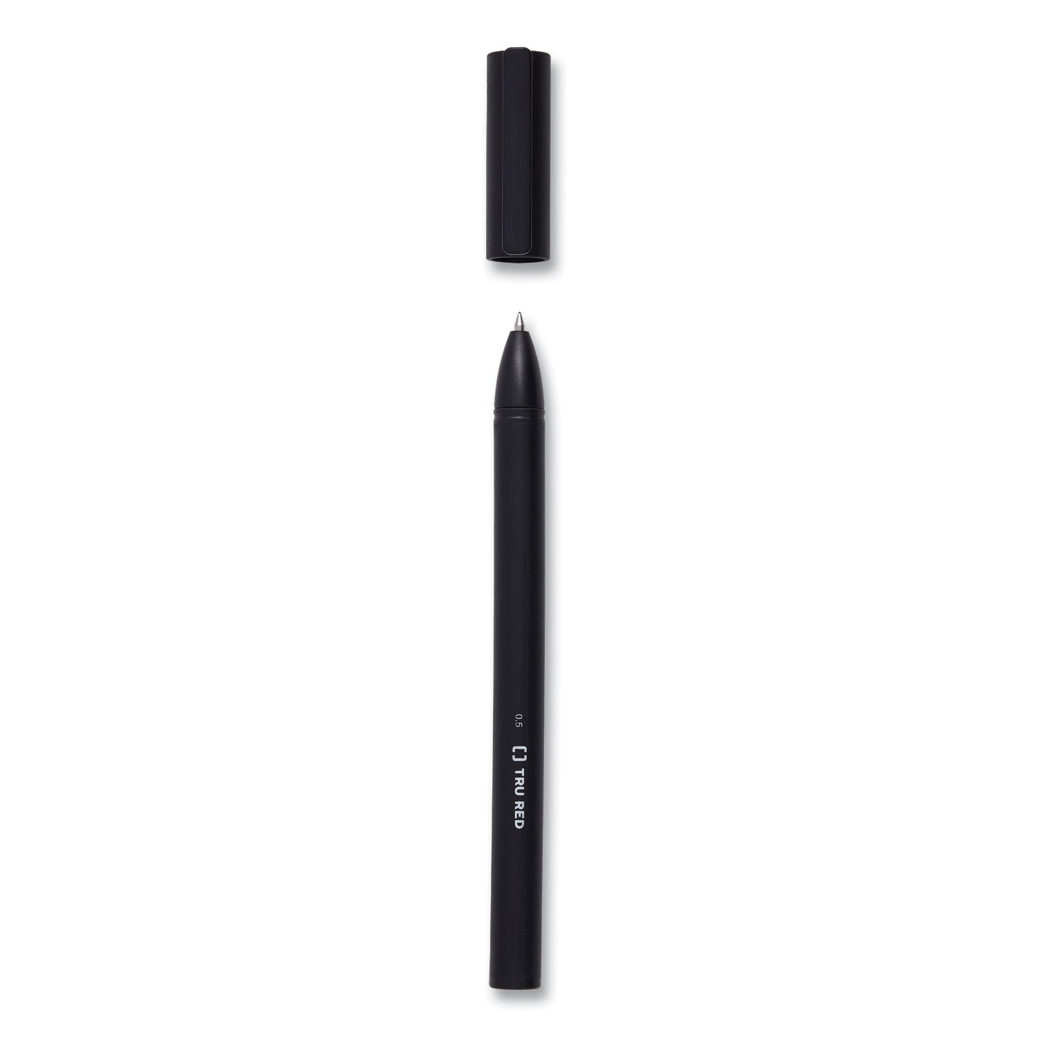 quick-dry-gel-pen-stick-fine-05-mm-black-ink-black-barrel-dozen_tud24377030 - 4
