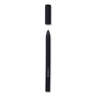 quick-dry-gel-pen-stick-fine-05-mm-black-ink-black-barrel-dozen_tud24377030 - 4