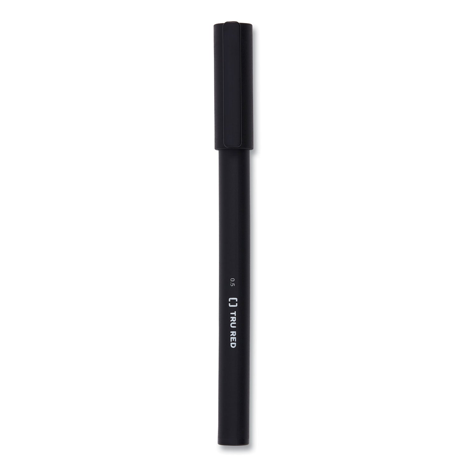 quick-dry-gel-pen-stick-fine-05-mm-black-ink-black-barrel-dozen_tud24377030 - 1