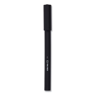 quick-dry-gel-pen-stick-fine-05-mm-black-ink-black-barrel-dozen_tud24377030 - 1