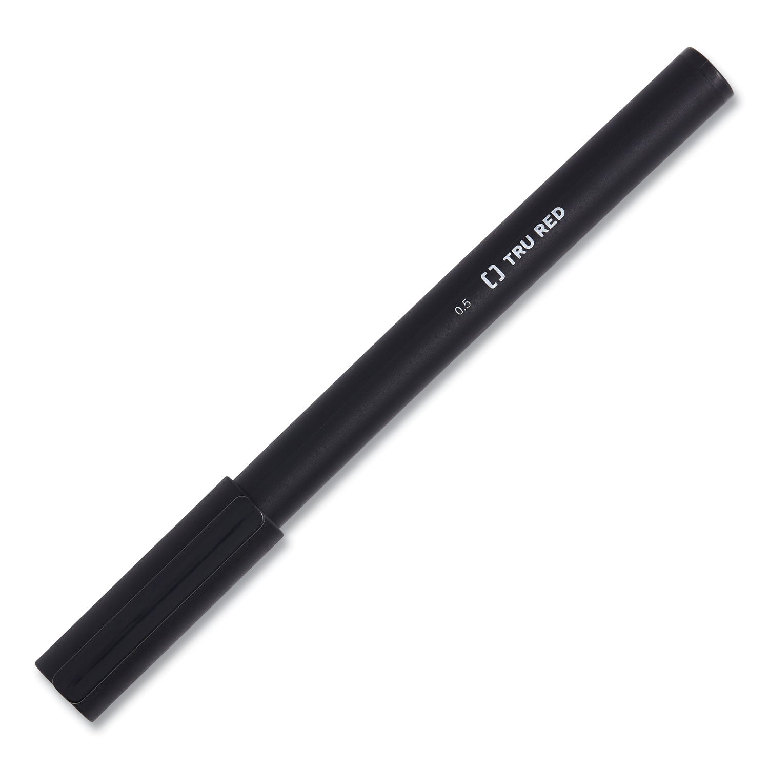 quick-dry-gel-pen-stick-fine-05-mm-black-ink-black-barrel-dozen_tud24377030 - 5
