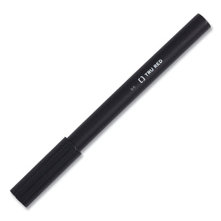 quick-dry-gel-pen-stick-fine-05-mm-black-ink-black-barrel-dozen_tud24377030 - 5