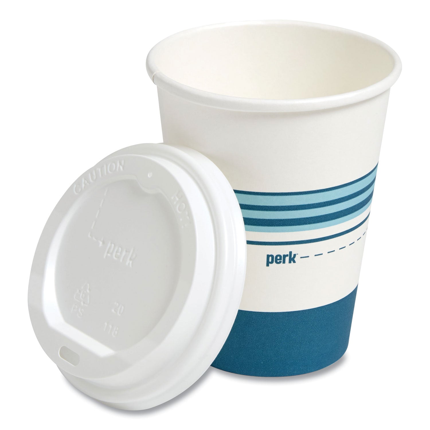Plastic Cold Cups, 16 oz, Blue, 50/Pack