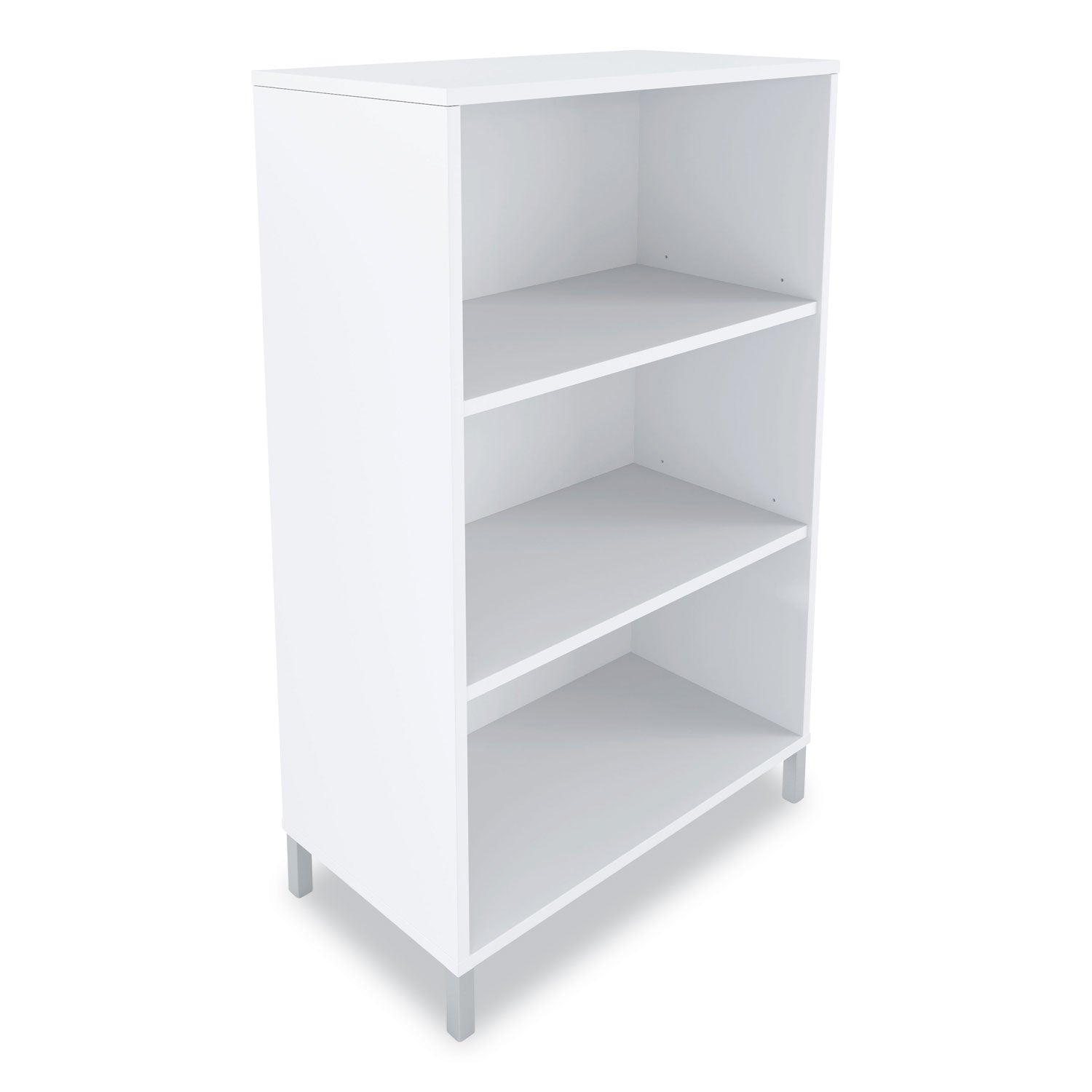 essentials-laminate-bookcase-three-shelf-28w-x-15d-x-456h-white_uos24398963 - 1
