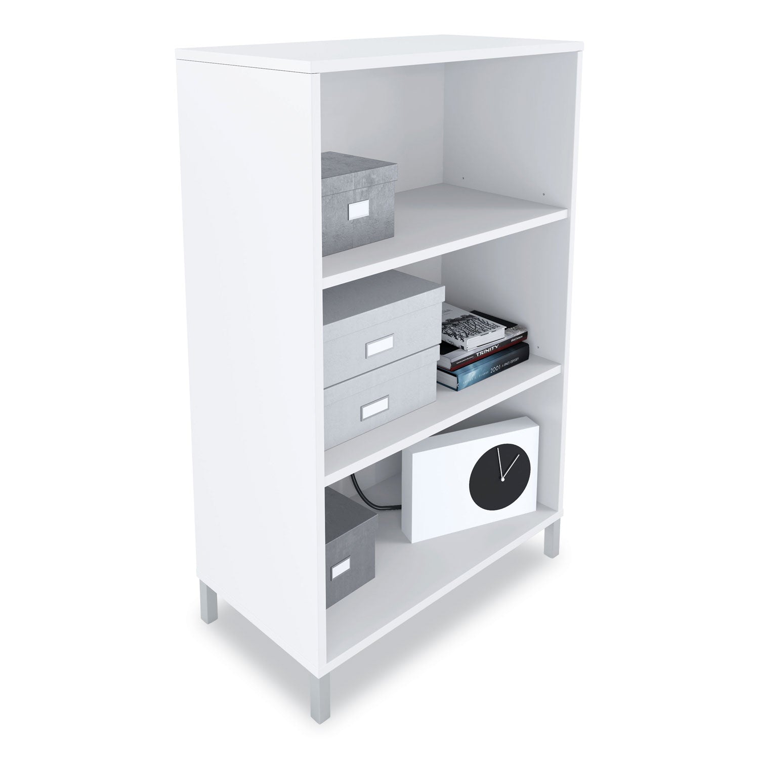 essentials-laminate-bookcase-three-shelf-28w-x-15d-x-456h-white_uos24398963 - 3