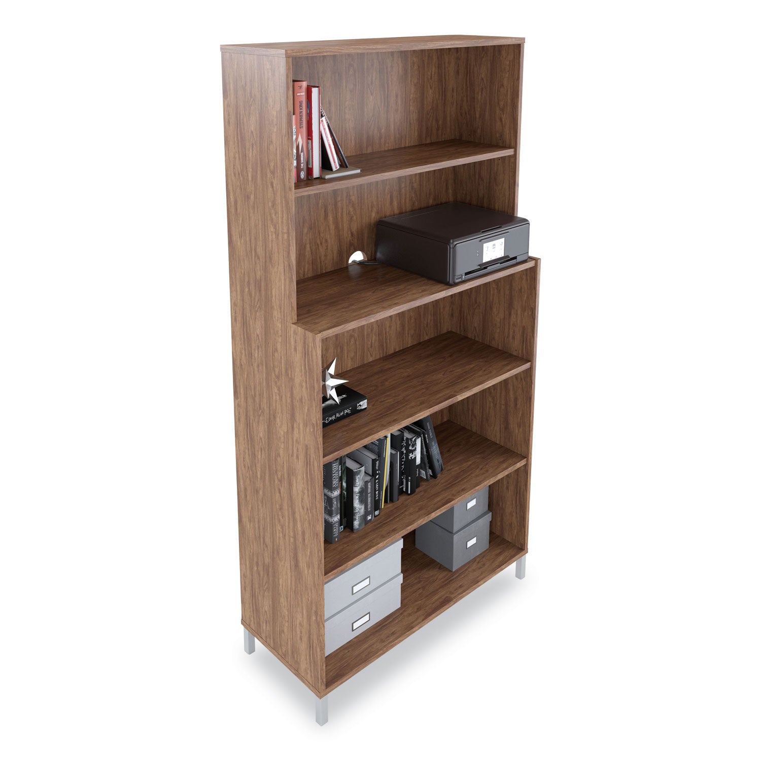 essentials-laminate-bookcase-five-shelf-358w-x-149d-x-72h-espresso_uos24398972 - 3