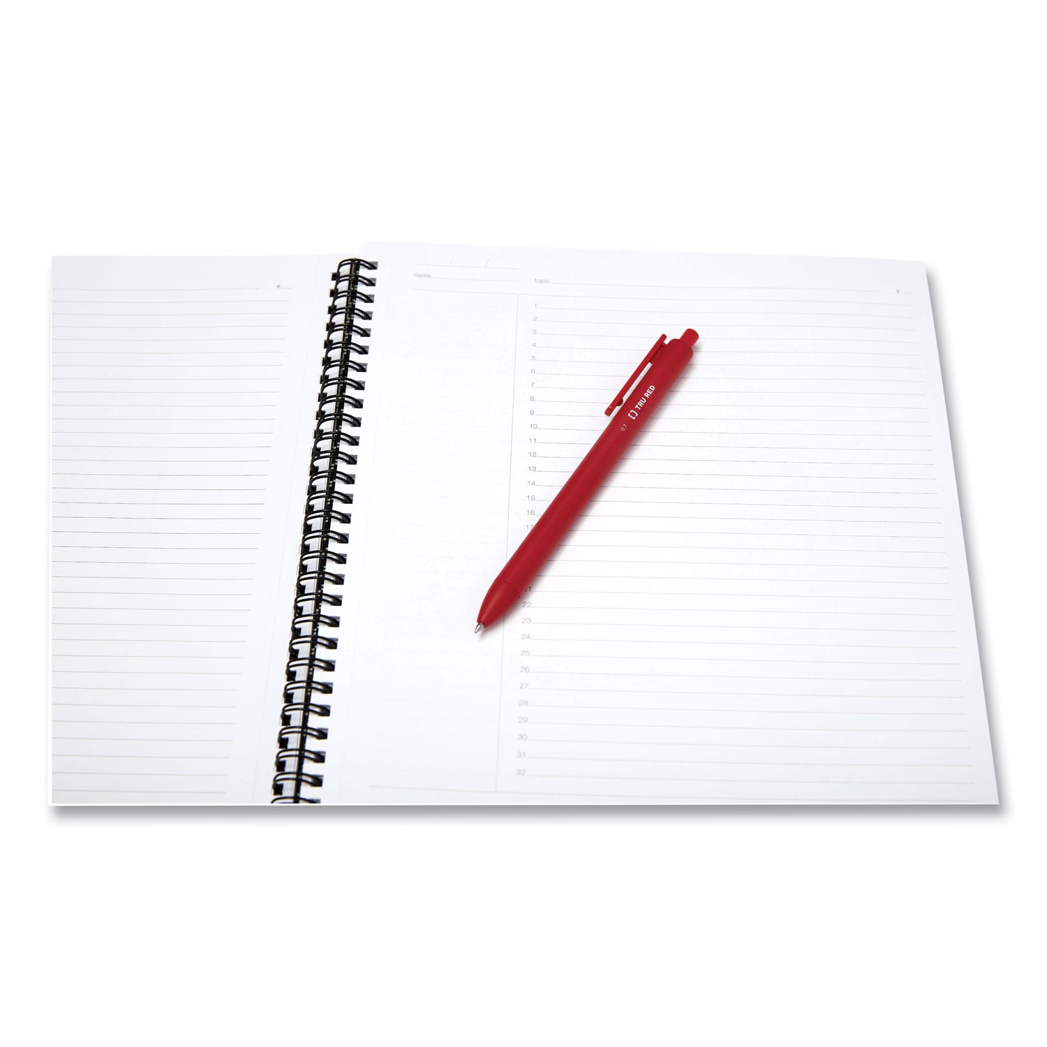 Wirebound Soft-Cover Project-Planning Notebook, 1-Subject, Project-Management Format, Black Cover, (80) 11 x 8.5 Sheets