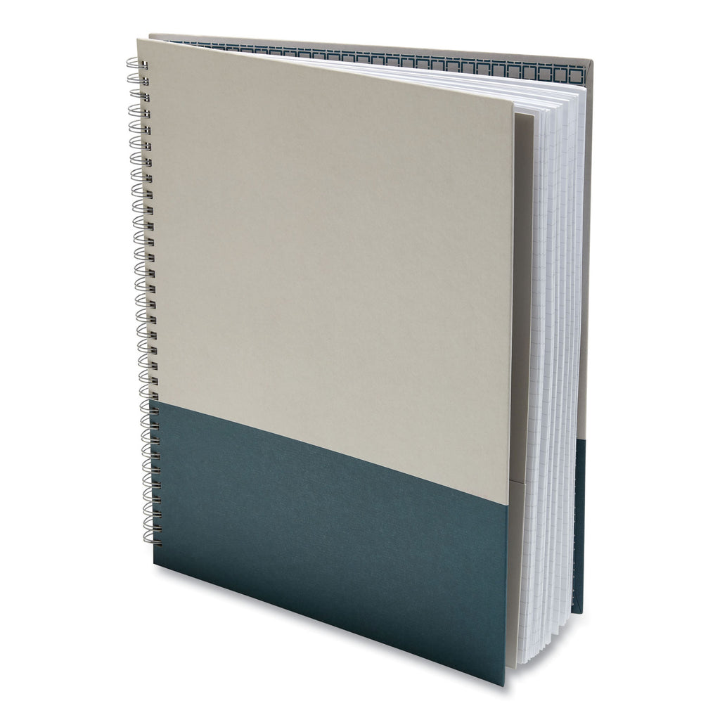 wirebound-hardcover-notebook-1-subject-narrow-rule-gray-teal-cover-80-11-x-85-sheets_tud24383517 - 4