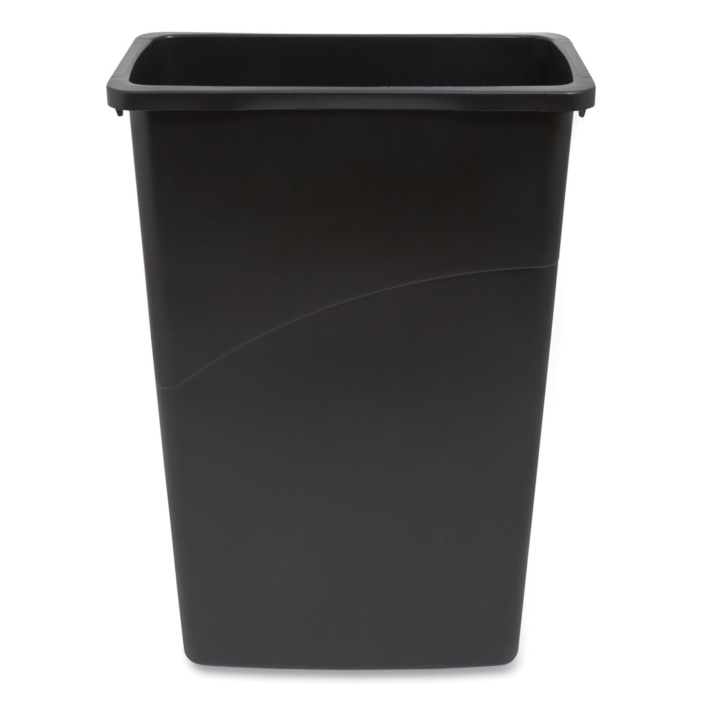 slim-open-top-trash-can-23-gal-plastic-black_cwz2625781 - 2