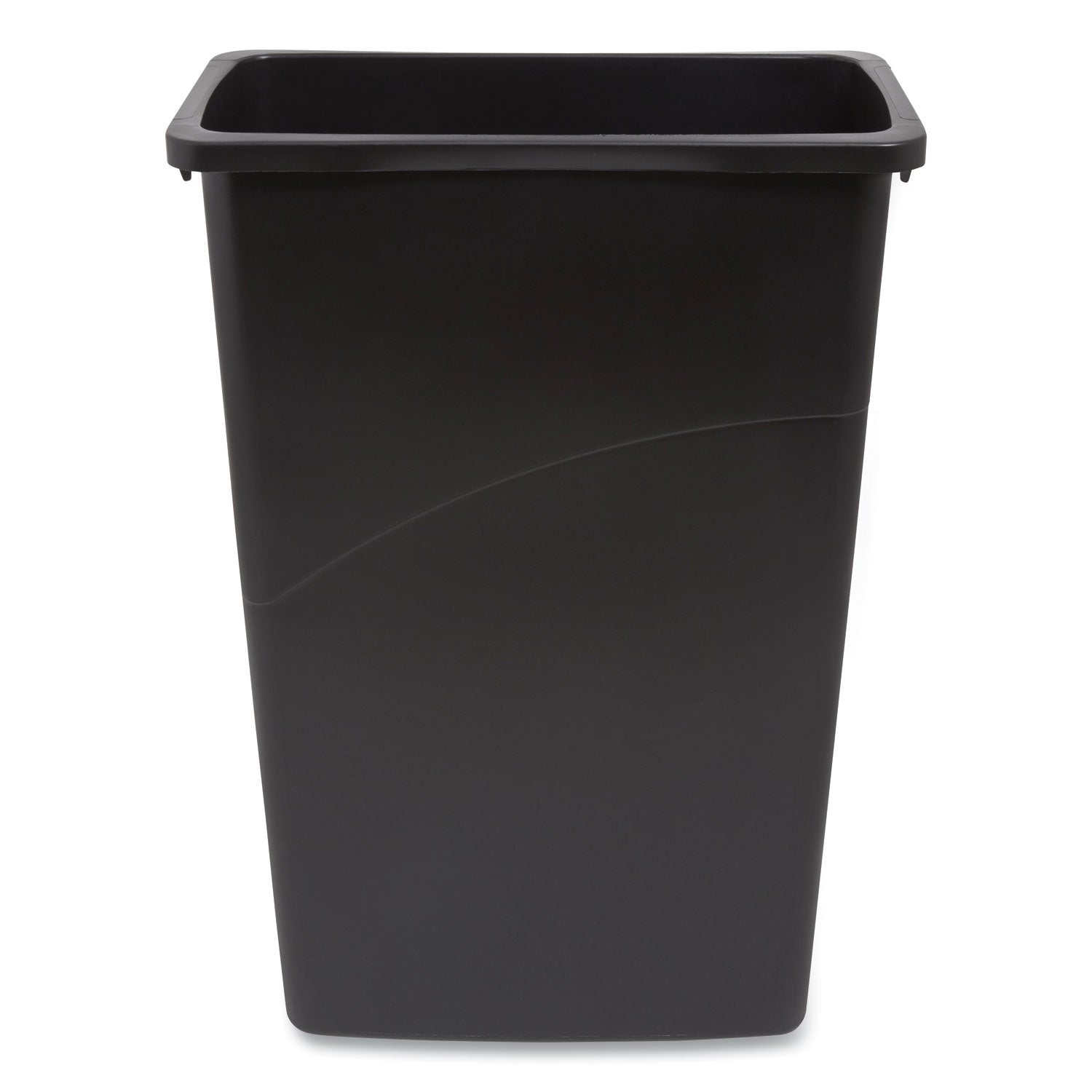 slim-open-top-trash-can-23-gal-plastic-black_cwz2625781 - 2