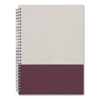 wirebound-hardcover-notebook-1-subject-narrow-rule-gray-purple-cover-80-95-x-65-sheets_tud24383522 - 1