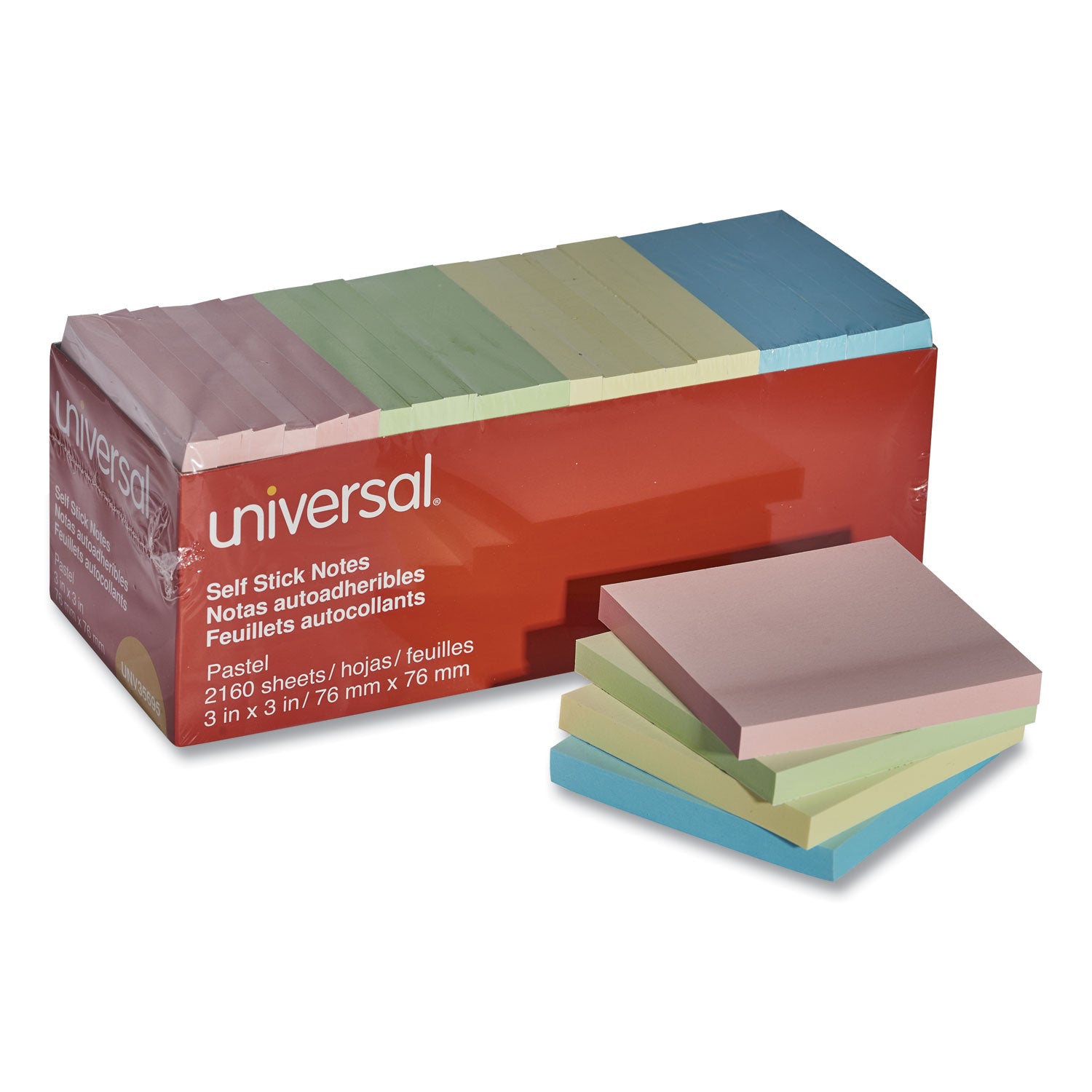self-stick-note-pad-cabinet-pack-3-x-3-assorted-pastel-colors-90-sheets-pad-24-pads-pack_unv35695 - 4