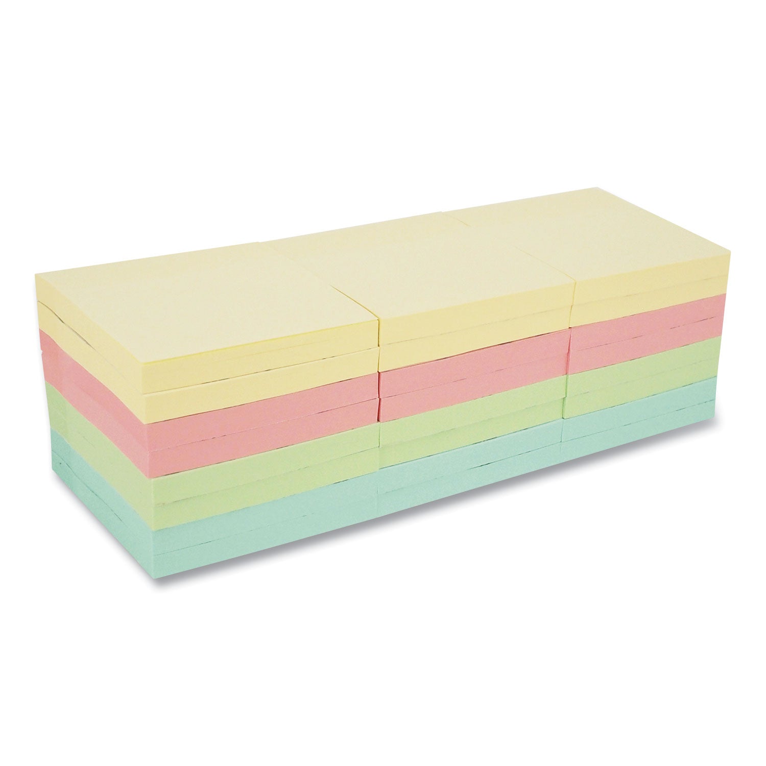 self-stick-note-pad-cabinet-pack-3-x-3-assorted-pastel-colors-90-sheets-pad-24-pads-pack_unv35695 - 6