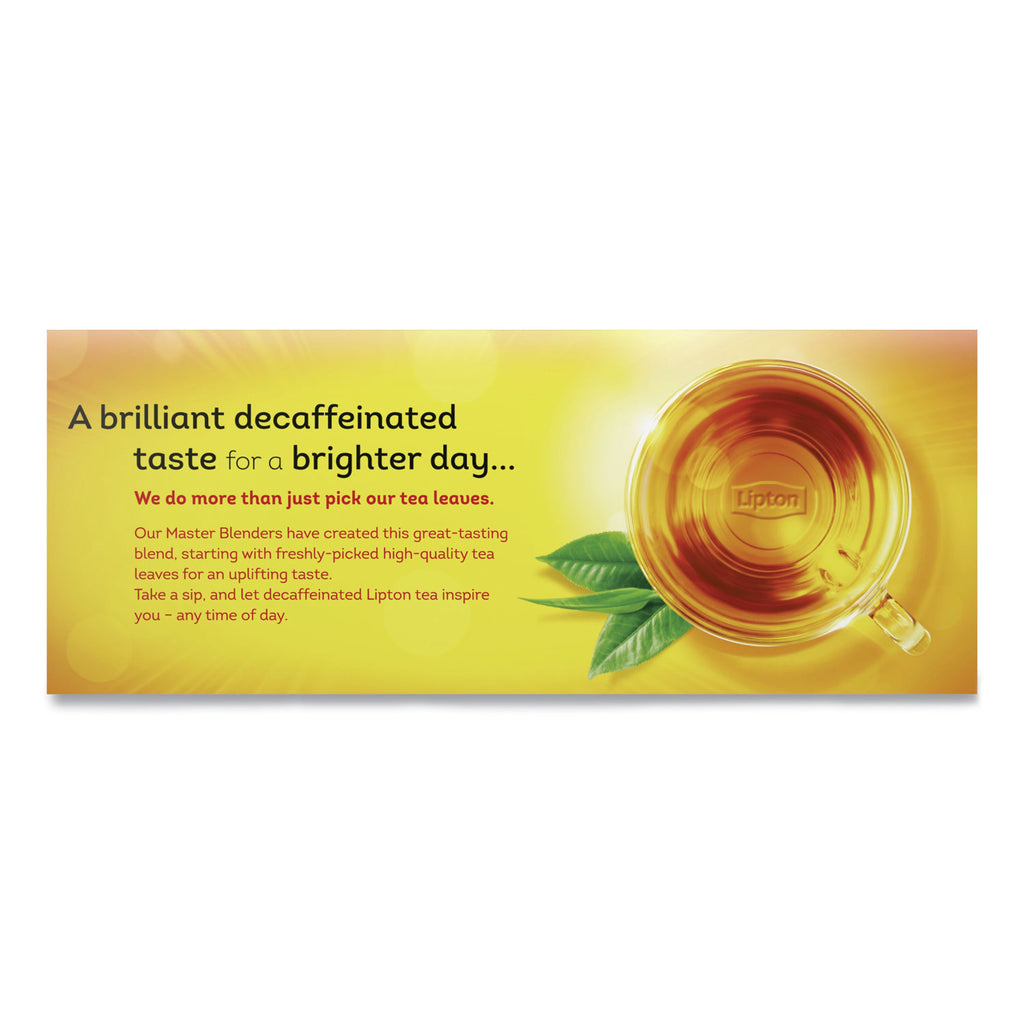 Tea Bags, Decaffeinated, 72/Box
