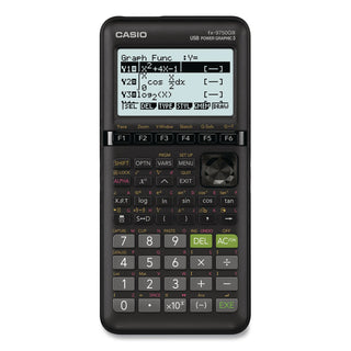 FX-9750GIII 3rd Edition Graphing Calculator, 21-Digit LCD, Black