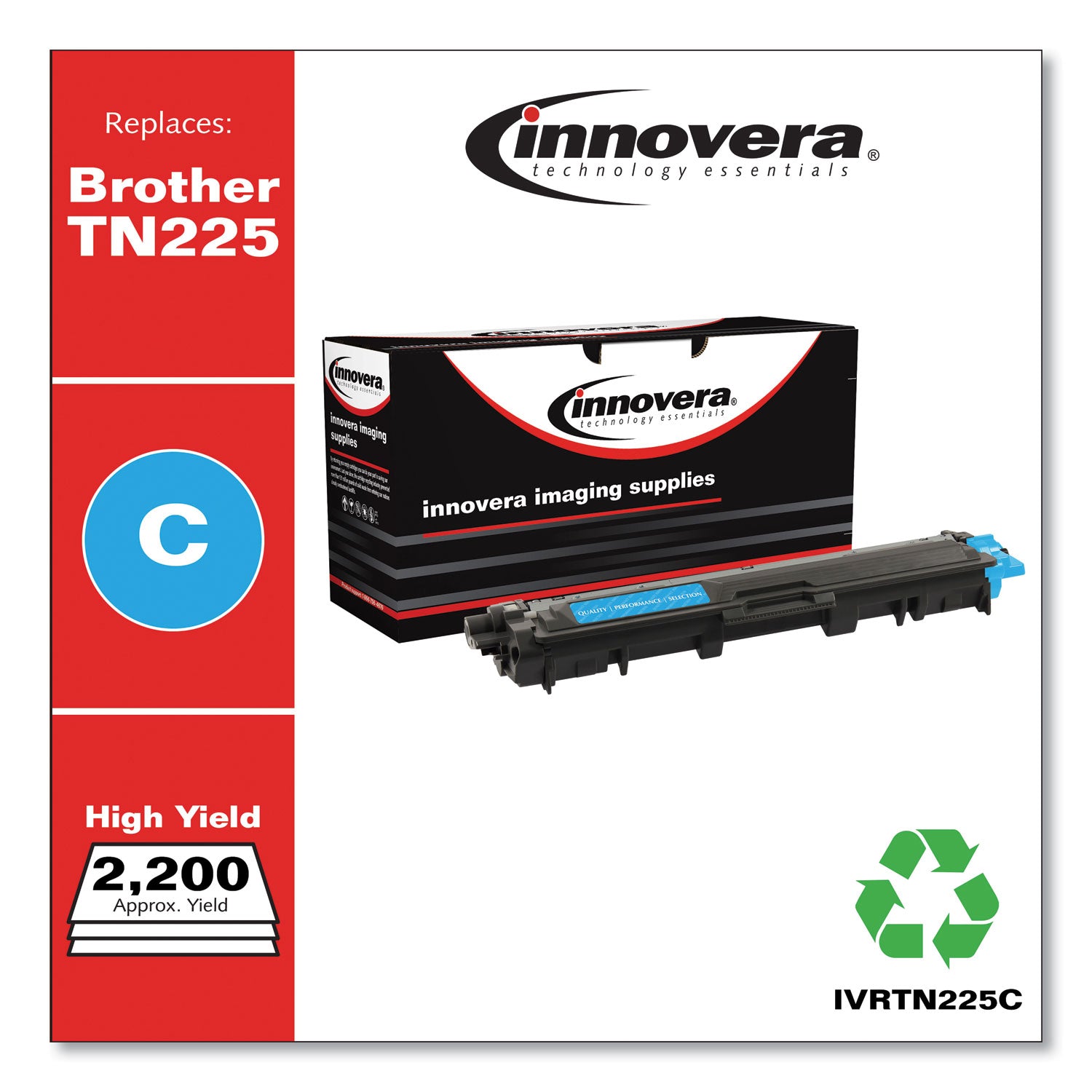 remanufactured-cyan-high-yield-toner-replacement-for-tn225c-2200-page-yield-ships-in-1-3-business-days_ivrtn225c - 2