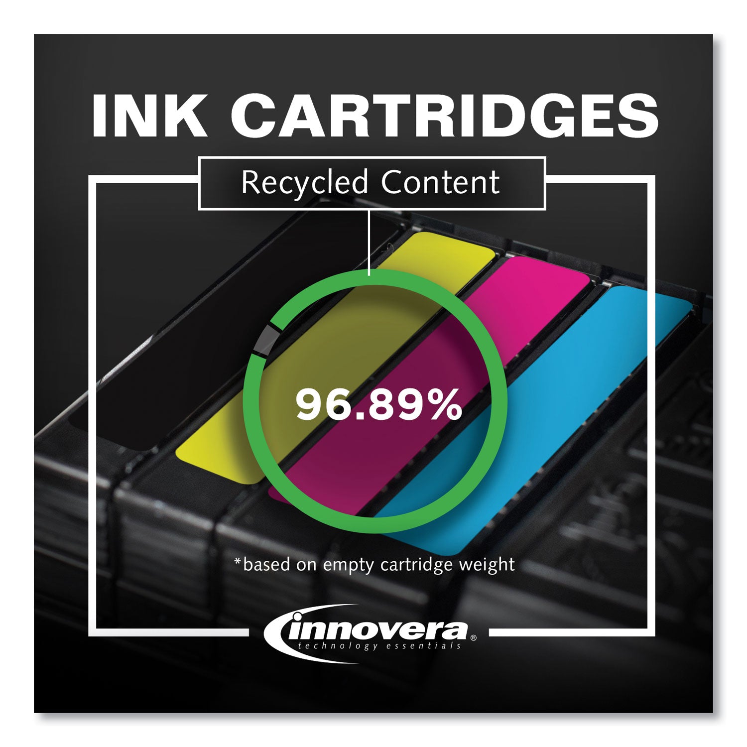 Remanufactured Cyan High-Yield Ink, Replacement for 951XL (CN046AN), 1,500 Page-Yield - 