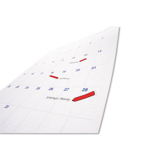 Arrow 0.5" Page Flags, Blue/Green/Purple/Red/Yellow, 20/Color, 100/Pack - 