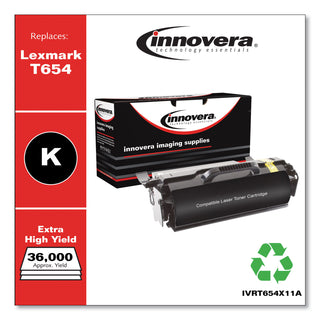 Remanufactured Black Toner, Replacement for T654X11A, 36,000 Page-Yield, Ships in 1-3 Business Days