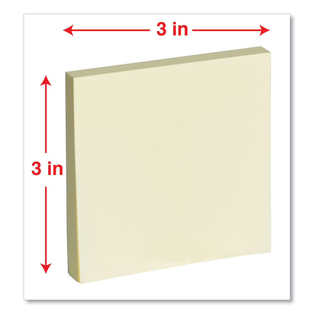 self-stick-note-pad-cabinet-pack-3-x-3-yellow-90-sheets-pad-24-pads-pack_unv35693 - 3
