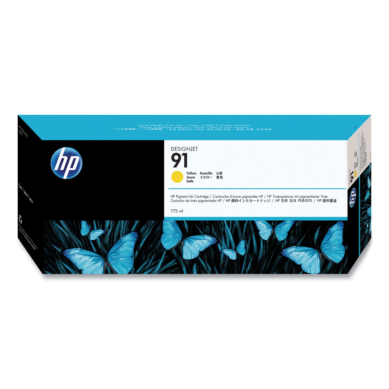 HP 91, (C9469A) Yellow Original Ink Cartridge