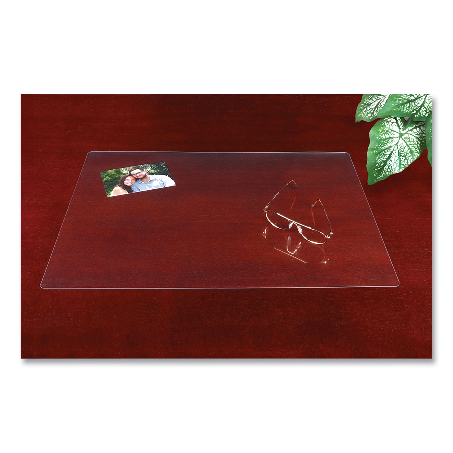 eco-clear-desk-pad-with-antimicrobial-protection-17-x-22-clear_aop7030 - 1